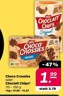 NETTO Nestlé choco crossies oder choclait chips Angebot
