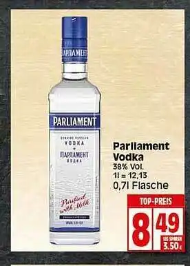 Elli Markt Parliament Vodka Angebot