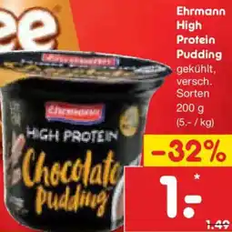 Netto Marken-Discount Ehrmann High Protein Pudding Angebot
