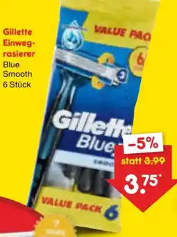 Netto Marken-Discount Gillette Einwegrasierer Angebot