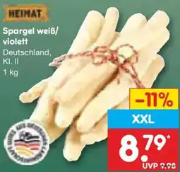 Netto Marken-Discount HEIMAT Spargel weiß/ violett Angebot