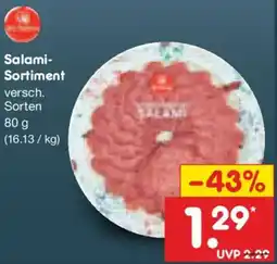 Netto Marken-Discount Salami Sortiment Angebot