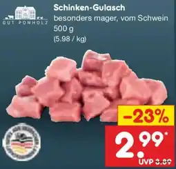 Netto Marken-Discount GUT PONHOLZ Schinken-Gulasch Angebot
