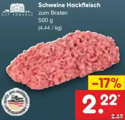 Netto Marken-Discount GUT PONHOLZ Schweine Hackfleisch Angebot
