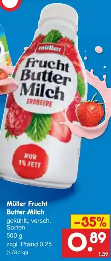 Netto Marken-Discount Müller Frucht Butter Milch Angebot