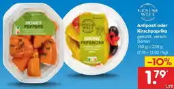 Netto Marken-Discount Antipasti oder Kirschpaprika Angebot