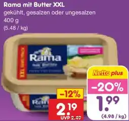 Netto Marken-Discount Rama mit Butter XXL Angebot