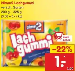 Netto Marken-Discount Nimm2 Lachgummi Angebot
