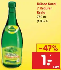 Netto Marken-Discount Kühne Surol 7 Kräuter Essig Angebot