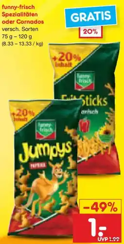 Netto Marken-Discount funny-frisch Spezialitäten oder Cornados Angebot