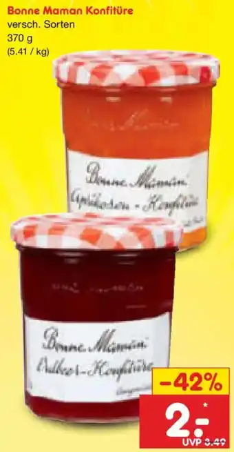 Netto Marken-Discount Bonne Maman Konfitüre Angebot