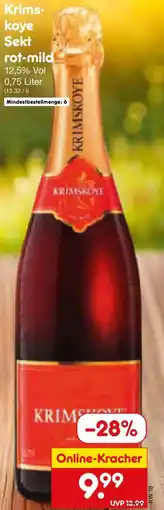 Netto Marken-Discount Krimskoye Sekt rot-mild Angebot