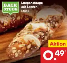 Netto Marken-Discount BACK STUBE Laugenstange mit Saaten Angebot