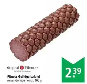 Marktkauf Original Wiltmann Fitness Geflügelsalami Angebot