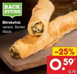 Netto Marken-Discount BACK STUBE Börekstick Angebot