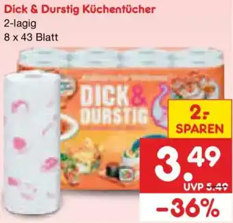 Netto Marken-Discount Dick & Durstig Küchentücher Angebot