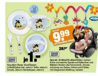 Segmüller Geschirr-serie »esel Emmi« Spirale »kribbel Krabgel Käfer« Angebot