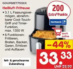Netto Marken-Discount GOURMETMAXx Heißluft-Fritteuse Angebot