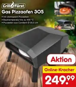 Netto Marken-Discount Grill Fürst Gas Pizzaofen 305 Angebot