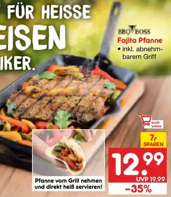 Netto Marken-Discount BBQ BOSS Fajita Pfanne Angebot