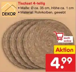 Netto Marken-Discount DEKOR Tischset 4-teilig Angebot