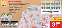 Netto Marken-Discount DEKOR Wachstuchtischdecke Angebot