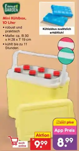 Netto Marken-Discount Living's GARDEN Mini Kühlbox, 10 Liter Angebot