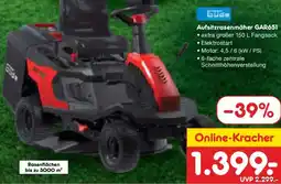 Netto Marken-Discount Güde Aufsitzrasenmäher GAR651 Angebot