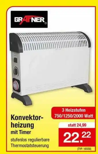 Zimmermann Grafner Konvektorheizung Mit Timer Angebot