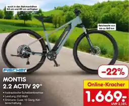 Netto Marken-Discount FISCHER MONTIS 2.2 ACTIV 29" Angebot