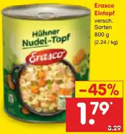 Netto Marken-Discount Erasco Eintopf Angebot