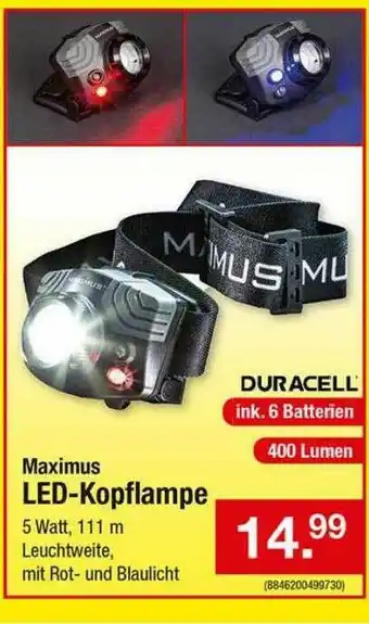 Zimmermann Maximus Led-kopflampe Angebot