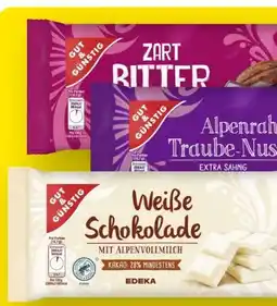 Edeka Gut & Günstig Schokolade Angebot