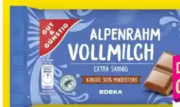 Edeka Gut & Günstig Alpenrahm Vollmilchschokolade Angebot