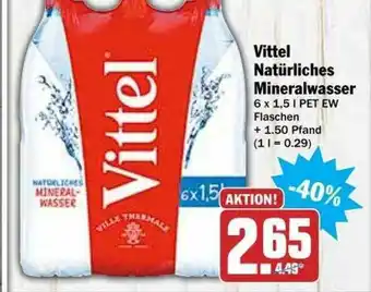 dodenhof Vittel Natürliches Mineralwasser Angebot