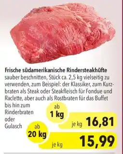CITTI Markt Frische südamerikanische Rindersteakhüfte Angebot