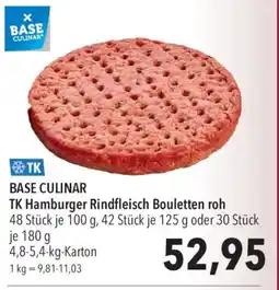 CITTI Markt BASE CULINAR TK Hamburger Rindfleisch Bouletten roh Angebot