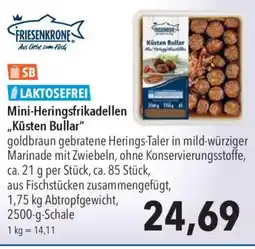 CITTI Markt FRIESENKRONE Mini-Heringsfrikadellen „Küsten Bullar" Angebot