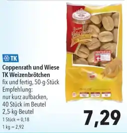 CITTI Markt Coppenrath und Wiese TK Weizenbrötchen Angebot