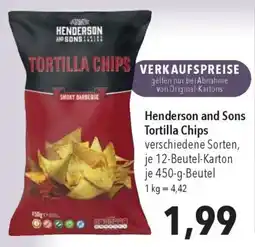 CITTI Markt Henderson and Sons Tortilla Chips Angebot