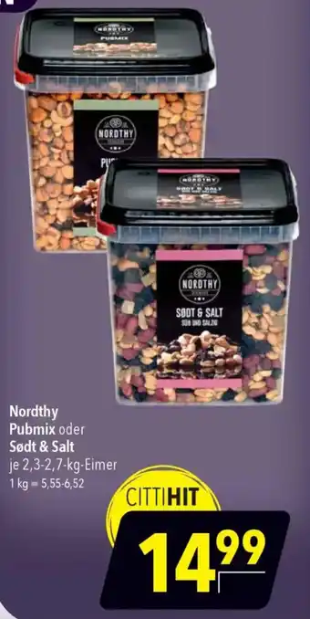 CITTI Markt Nordthy Pubmix oder Sødt & Salt Angebot