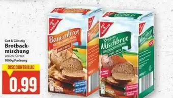 E-Center Gut & Günstig Brotbackmischung Angebot