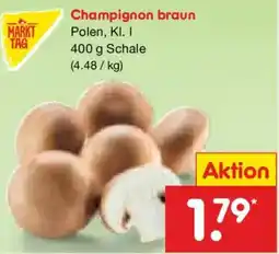 Netto Marken-Discount MARKT TAG Champignon braun Angebot