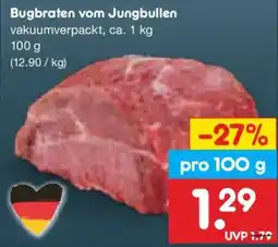 Netto Marken-Discount Bugbraten vom Jungbullen Angebot
