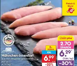Netto Marken-Discount GUT PONHOLZ Hähnchen-Innenfilet Angebot