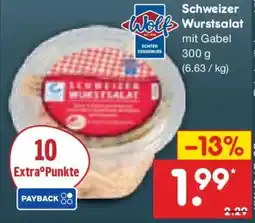 Netto Marken-Discount Wolf Schweizer Wurstsalat Angebot