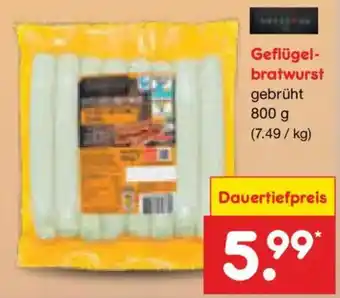 Netto Marken-Discount Geflügelbratwurst Angebot