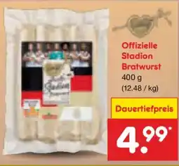 Netto Marken-Discount Offizielle Stadion Bratwurst Angebot