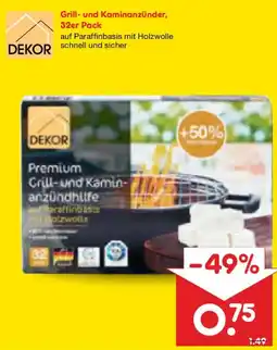 Netto Marken-Discount DEKOR Grill- und Kaminanzünder Angebot