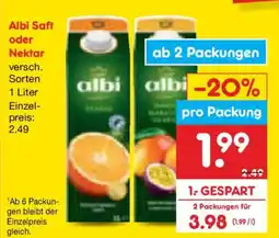 Netto Marken-Discount Albi Saft oder Nektar Angebot